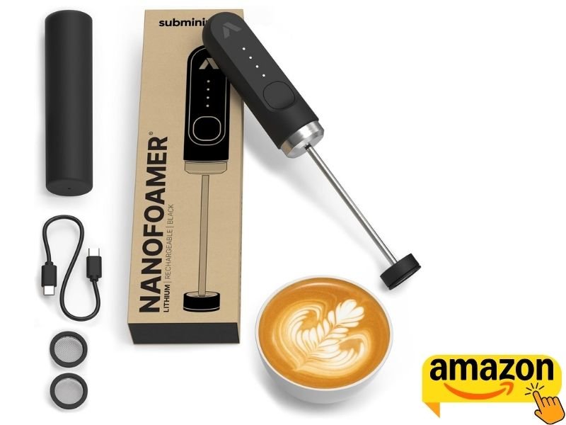 Subminimal NanoFoamer V2 handheld rechargeable milk frother