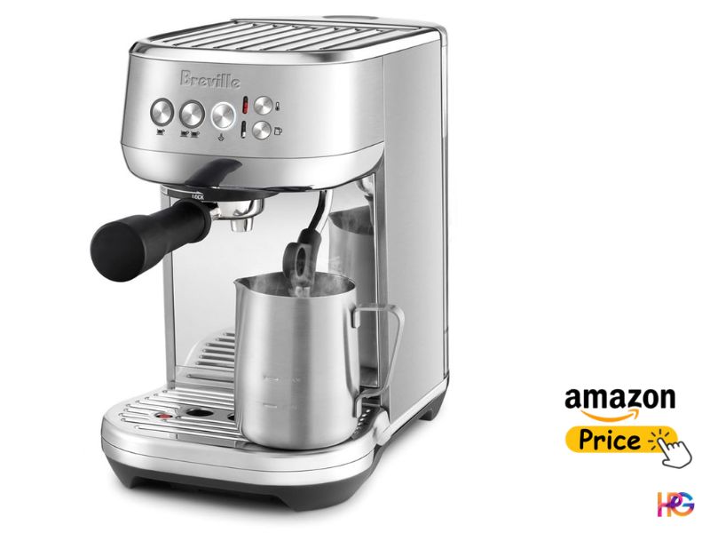 Breville Bambino Plus Compact Espresso Machine (Model BES500) with "amazon Price" button