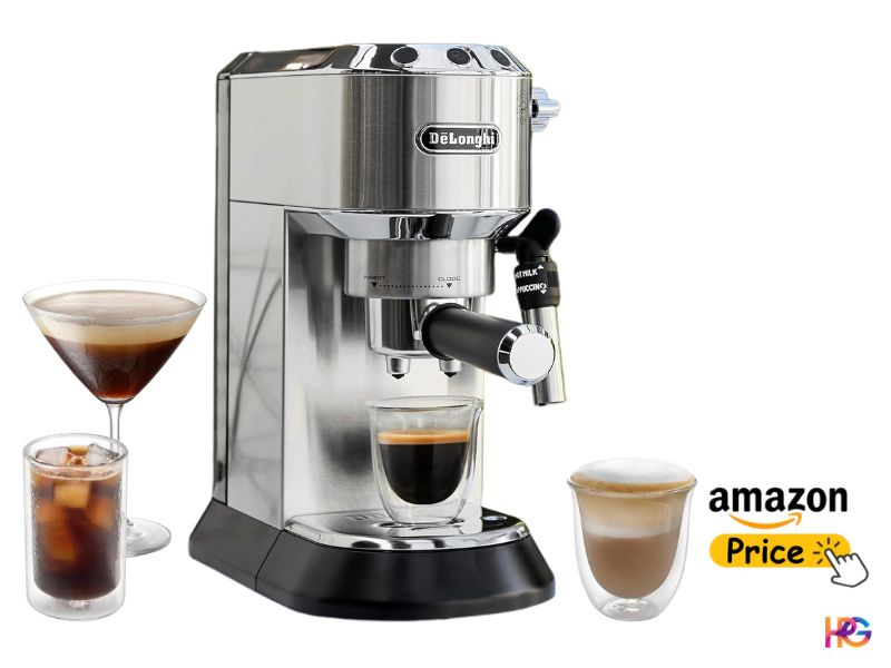 De'Longhi Dedica Deluxe Pump Espresso Machine (Model EC685) with "amazon Price" button