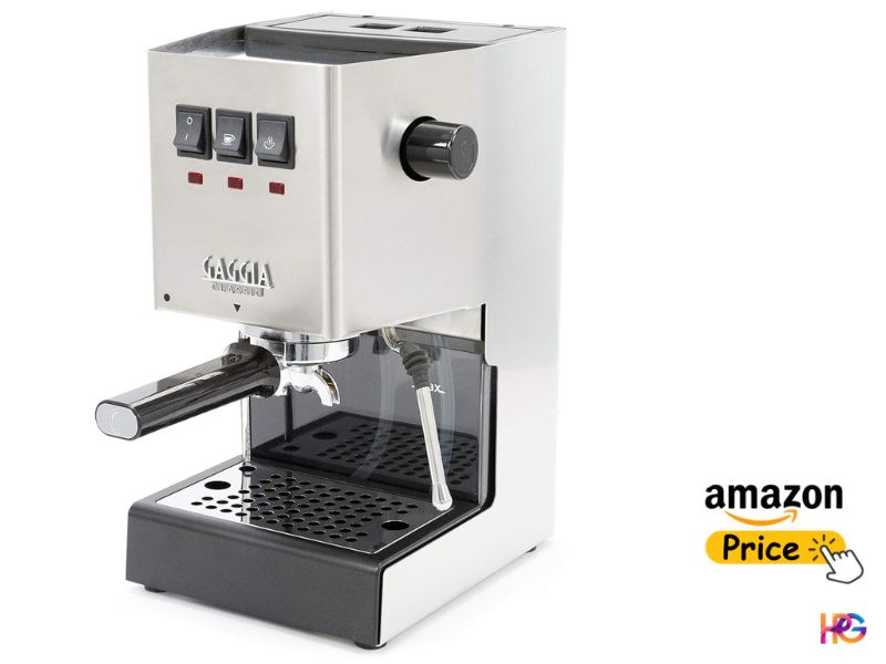 Gaggia Classic Pro Semi-Automatic Espresso Machine (Model RI9380/46) with "amazon Price" button